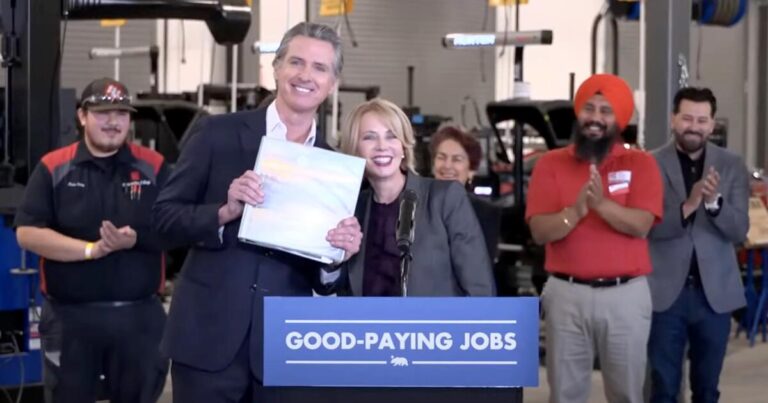 Newsom touts his economic plans in California’s conservative regions